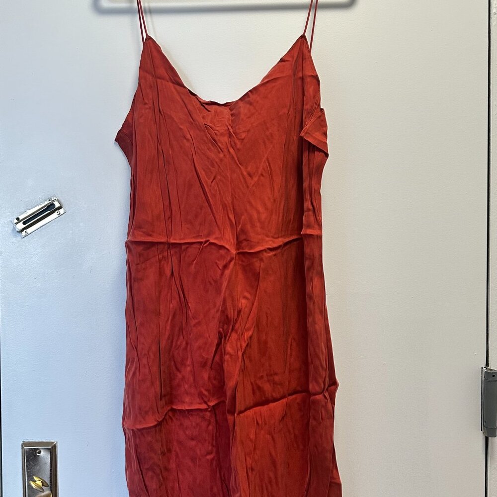 JCREW GWYNETH RUST SHORT DRESS- 20 - Picture 2 of 4